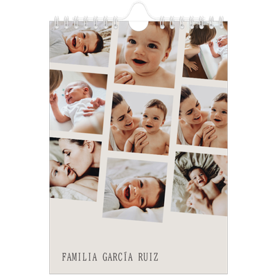 Calendario personalizado A5 — Recuerdos en movimiento [portada]