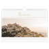 Calendario A4 horizontal — Banner de texto dorado [portada]