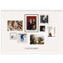 Calendario personalizado doble A4 — Galería de fotos de pared [portada]