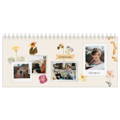 Calendarios de mesa — Scrapbook vintage [portada]