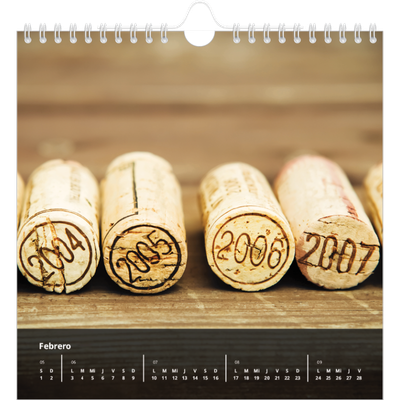 Calendarios Cuadrados — Complementos [Febrero]