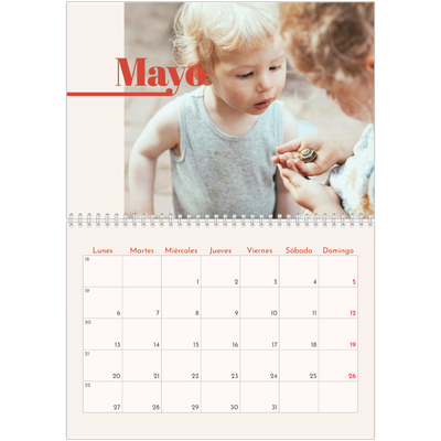 Calendario personalizado doble A4 — Nostalgia de los 90 [portada]