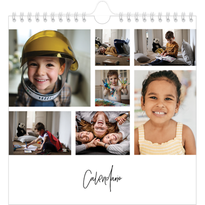 Calendarios Cuadrados — Disposición de fotos [portada]