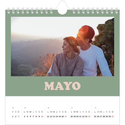 Calendarios Cuadrados — Marcos retro [portada]