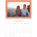 Calendario personalizado doble A4 — Marcos retro [Marzo]
