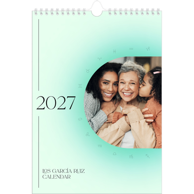 Calendarios A3 — Degradado astrológico [portada]