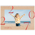 Calendario personalizado doble A4 — Toques de rojo [portada]