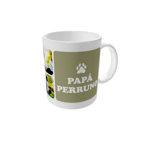 Tazas personalizadas — Papá perruno - color