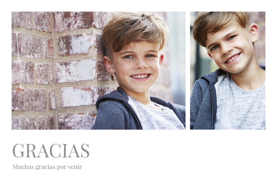 Tarjetas de agradecimiento — Dúo