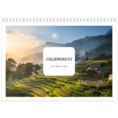 Calendario personalizado doble A4 — La historia completa [portada]