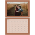 Calendario personalizado doble A4 — Colores de la tierra [Marzo]