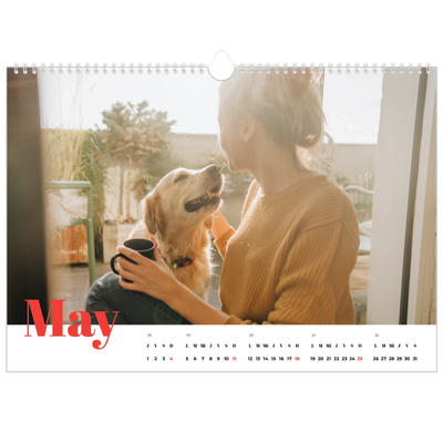 Calendario A3 horizontal — Un año genial [portada]