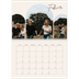 Calendario personalizado doble A4 — Arco de recuerdos [Febrero]
