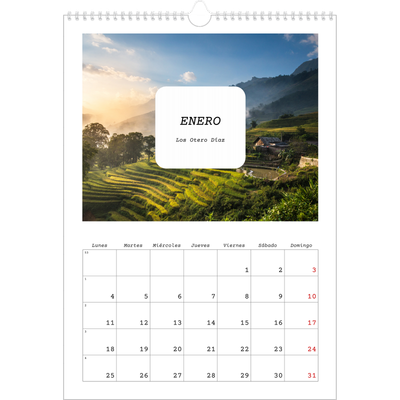Calendarios A3 — La historia completa [Enero]