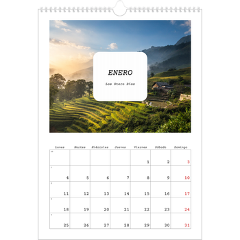 Calendario personalizado A3 — La historia completa