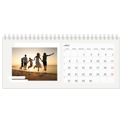 Calendarios de mesa — Tonos apagados [Abril]