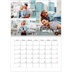 Calendario personalizado doble A4 — Guión sencillo [Marzo]