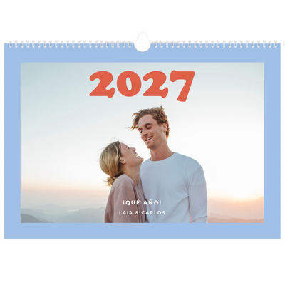 Calendario A3 horizontal — Marcos retro [portada]