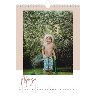 Calendario personalizado A4 — Marcos de la tierra [Marzo]