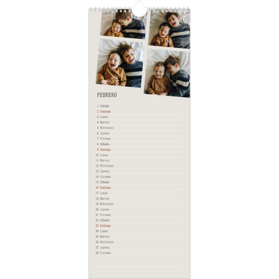 Calendario de cocina  — Recuerdos en movimiento [Febrero]
