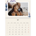 Calendario personalizado doble A4 — Flores pintadas [Enero]