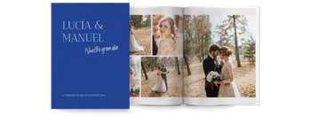 Álbum de fotos — Clásico cobalto