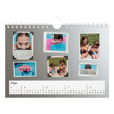 Calendario personalizado A5 — Colección de fotos [portada]