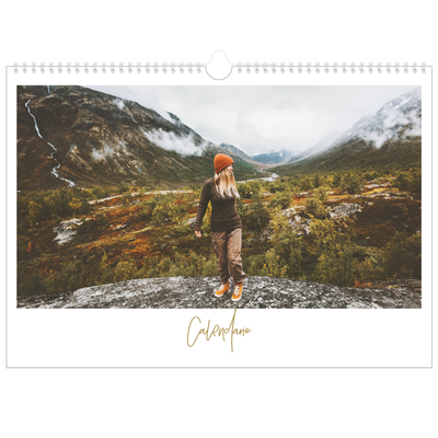 Calendario A3 horizontal — Texto en garabatos [portada]