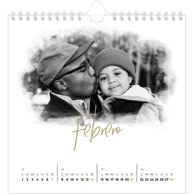 Calendarios Cuadrados — Efectos fotográficos [Febrero]