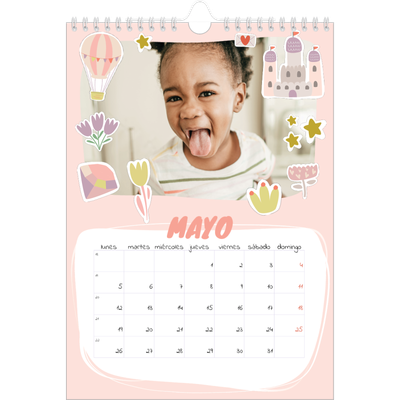 Calendario personalizado A4 — Unicornio arcoíris [portada]