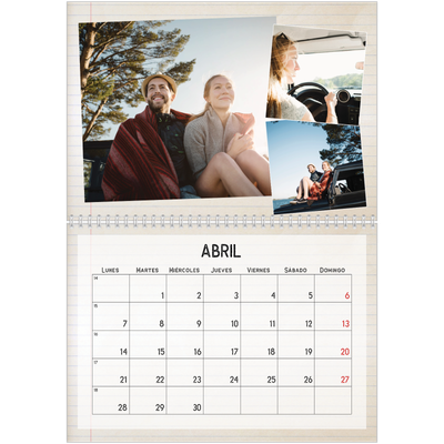 Calendario personalizado doble A4 — Parts unknown [Abril]