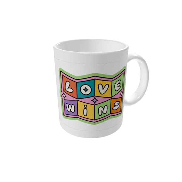 Tazas personalizadas — El amor gana