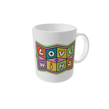 Tazas personalizadas — El amor gana