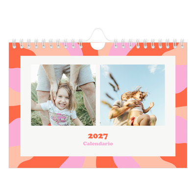 Calendario personalizado A5 — Juego de patrones [portada]