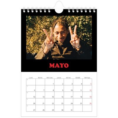 Calendario personalizado A5 — Tipo divertido [portada]