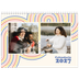Calendario personalizado doble A4 — Líneas retro [portada]