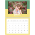 Calendario personalizado doble A4 — Color y patrón [Febrero]