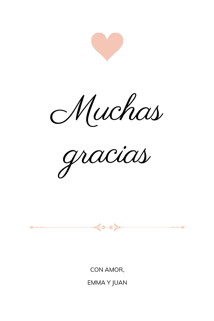 Tarjetas de agradecimiento — Romantic