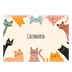 Calendario personalizado A5 — Gatos y garabatos [portada]