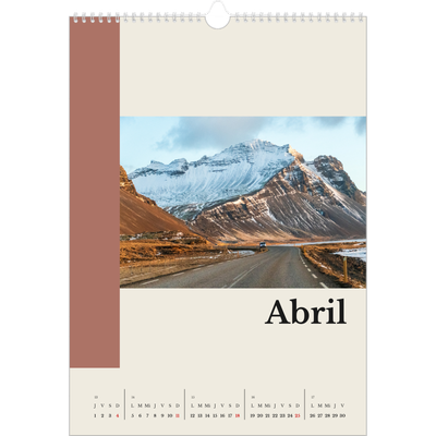 Calendarios A3 — Lugares del mundo [Abril]