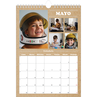 Calendario personalizado A4 — Editorial de este año [portada]