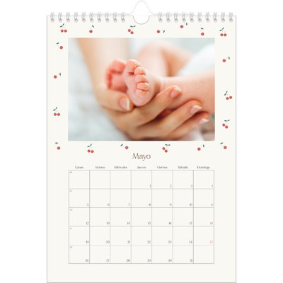 Calendario personalizado A4 — Pequeñas cerezas [portada]