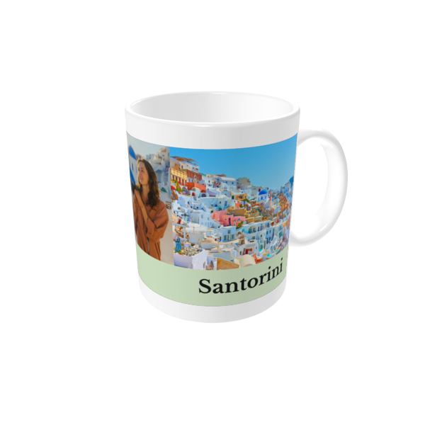 Tazas personalizadas — Lugares de Santorini