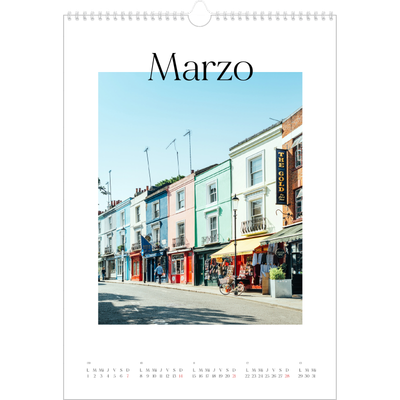 Calendarios A3 — Mi diario de viaje [Marzo]