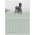 Calendario personalizado doble A4 — Verde bruma [Enero]