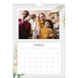 Calendario personalizado A4 — Salpicado floral [Febrero]