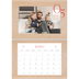 Calendario personalizado doble A4 — Toques de rojo [portada]