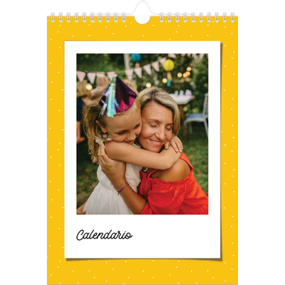 Calendario personalizado A4 — Instantáneas pop de colores [portada]