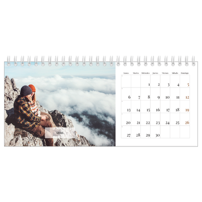 Calendarios de mesa — Calendario clásico [Abril]