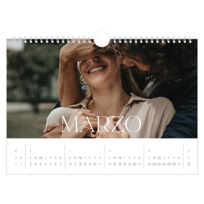 Calendario A4 horizontal — Más grandioso que la vida [Marzo]